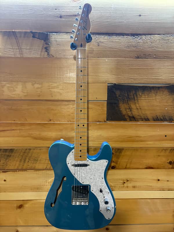 Fender Mexican Thinline Telecaster 2002 - Lake Placid Blue image 1