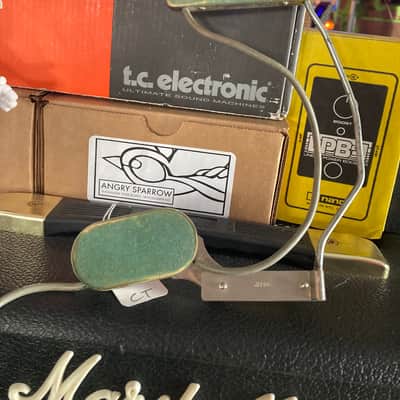 MIJ Vintage “Monkey On A Stick” Adjustable Archtop Pickup 1960s? - Chrome image 4