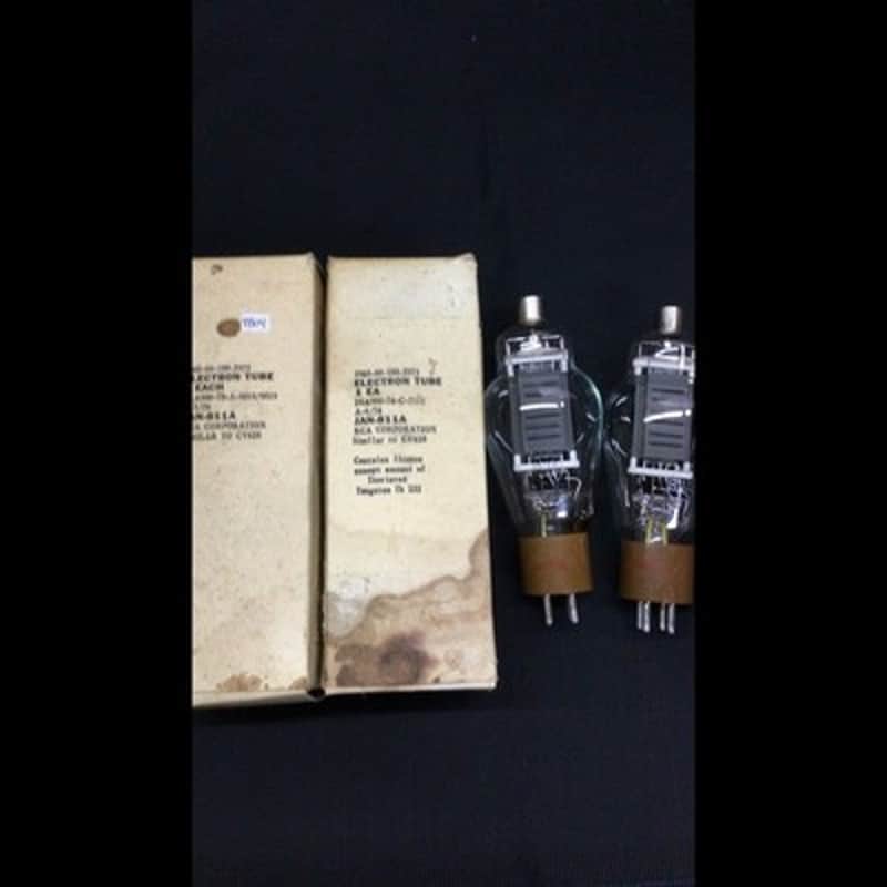PAIR NOS RCA JAN 811A Ham Radio Amplifier VACUUM TUBES Vintage TESTED S.9804 image 1