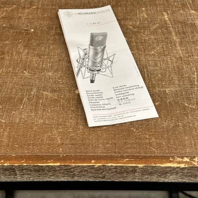 Neumann U 87 Ai Condenser Microphone With EA 87 Mount. Mint, like new! U87Ai U87. 184528 image 22