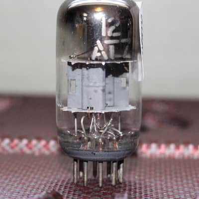 GE 12AT7 ECC81 GRAY PLATE BENT REC [] GETR TIGHT BALANCE TEST NOS VINTAGE 1954ISH image 2