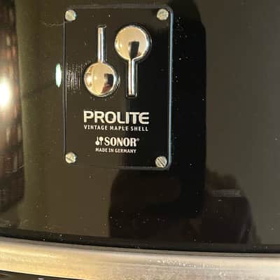 Sonor 22 x 17.5 Prolite Bass Drum, Piano Black image 2