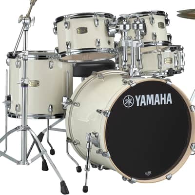 Yamaha SBP0F50CLW Stage Custom Birch 20x17/14x13/12x8/10x7/5.5x14" 5pc Shell Pack , Classic White - In Stock!