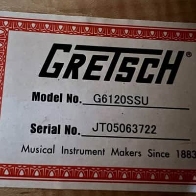 Gretsch G6120SSU Brian Setzer Nashville 2004 - 2014 - Orange image 8