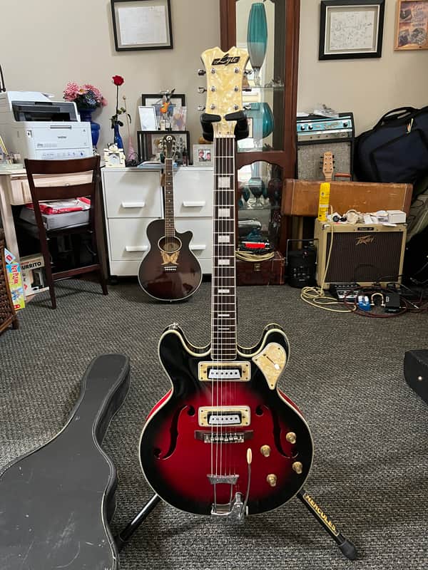 Lyle Hollow body 1960s  - Cherry burst image 1