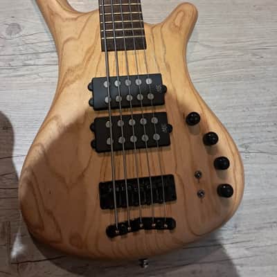 Warwick German Pro Series GPS Corvette $$ 5-String Bass 2010s - Natural image 2