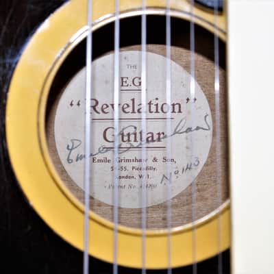Rare & Collectable Emile Grimshaw Revelation (Banjo) Guitar (1930s) image 11