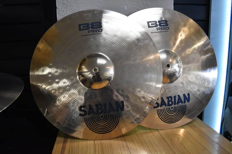 Sabian B8 Pro 18" Marching Band Cymbal Pair - No Straps image 1