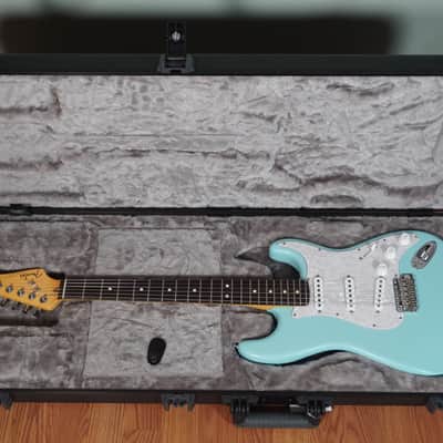 Fender Limited Edition Cory Wong Stratocaster, Daphne Blue w/ Deluxe Molded Case, Used image 7