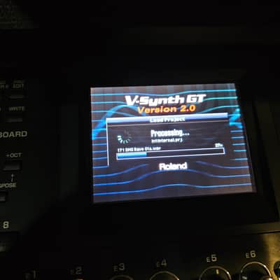 Roland V-Synth GT v2 61-Key Elastic Audio Synthesizer 2007 - 2009 - Black image 3