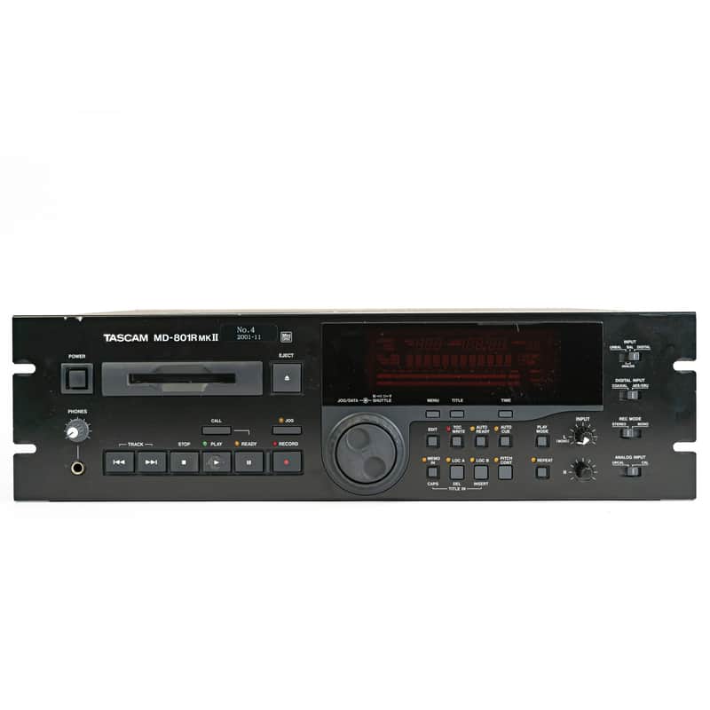 Tascam MD-801R MK II MiniDisc Recorder Rackmount MD 801 R | Reverb