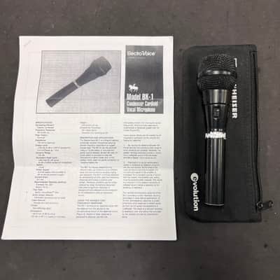 Electro-Voice BK-1 Handheld Cardioid Condenser Microphone 1980s - Black image 11