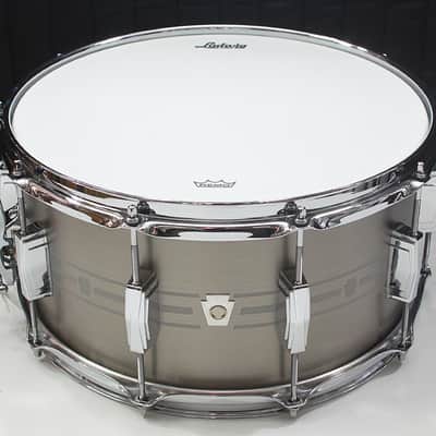 Ludwig Heirloom Steel 7" x 14" Snare Drum LSTLS0714 image 4