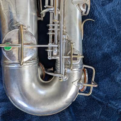Conn New Wonder II "Chu Berry" alto saxophone, Repadded + Serviced, ready to play! image 13