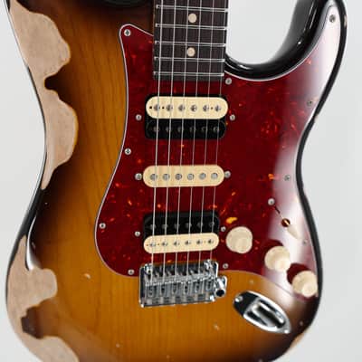 Suhr Ian Thornley Signature Classic S HSH Guitar w/ Premium Gig Bag - Antique Roughneck image 6