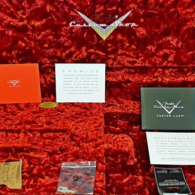 Fender USA Custom Shop Koffer 50s Tweed/Rot (Strat/Tele) image 5