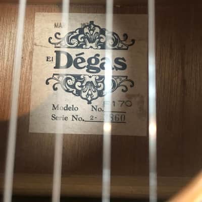 1973 El Degas F170 000-sized guitar, ready to go, video! image 4