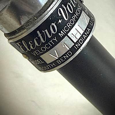 Awesome 1940s Electro Voice V1 Ribbon Microphone, new ribbon, stand & cable incl image 3