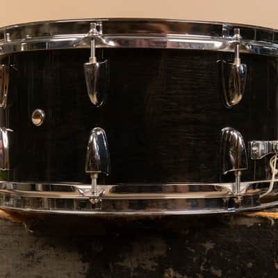 Yamaha 6.5x13 Musashi Oak Transparent Black Snare Drum image 6