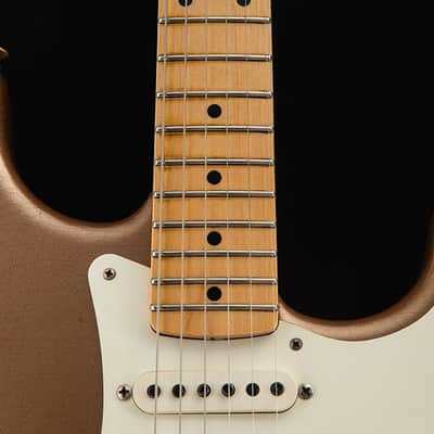 Used Fender Custom Shop '57 Reissue Stratocaster Firemist Gold Journeyman Relic image 10