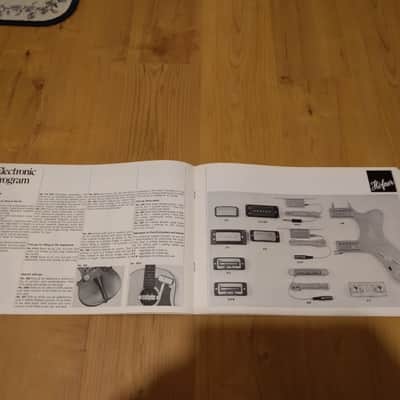Vintage Circa Early 1970's Hofner Full-Line Catalog! Rare Original Case Candy, Paperwork! image 12