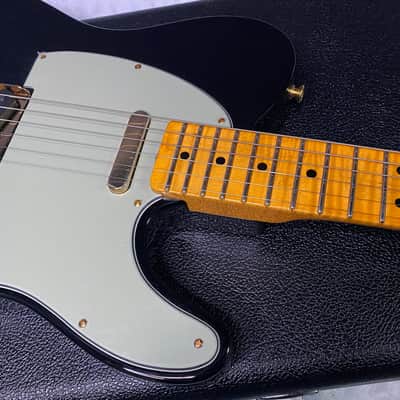 NEW! Fender Custom Shop Flamethrower Telecaster - NOS - Modern Specs - Texas Special Pick-Ups - AAAA Flamed Neck - Black Finish - Gold Hardware - Authorized Dealer - 7.45lbs - G07166 image 2
