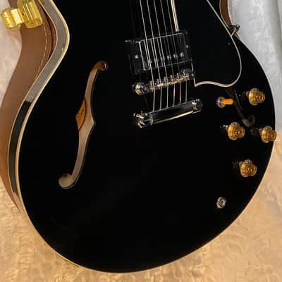 NEW ! Gibson ES-335 50s Semi-Hollowbody Electric Guitar - Ebony - Authorized Dealer - 8 lbs - G07034 image 6