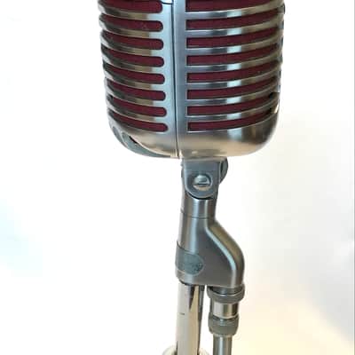 Rare Vintage 1940’s Shure Model 55C "Fat Boy” Unidyne Microphone with Atlas Stand -  “Elvis Mic” image 6