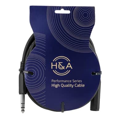 H&A Platinum Pro 25' TRS 1/4 Male to 1/4 Female Interconnect Cable image 4