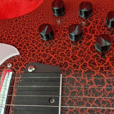 Jerry Jones  Master Electric Sitar Red Crackle w/OHSC / Super Clean / Free Shipping image 9