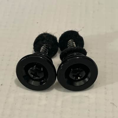 2020's China Jackson JS Series Dinky Guitar Factory Black Oversize Strap Buttons image 1