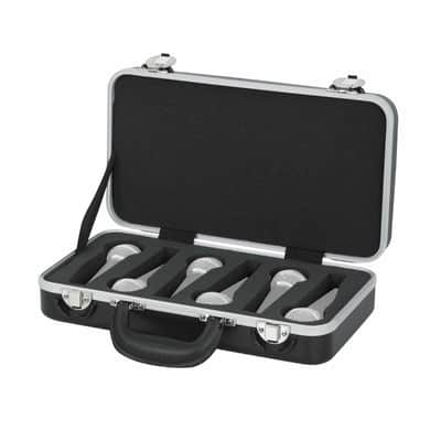 Gator Cases GM-6-PE ATA Molded 6 Slot Microphone Hard Travel Briefcase image 1