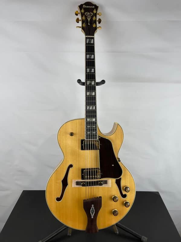 Ibanez LGB30 George Benson Signature Hollowbody Electric Guitar, Ebony Fingerboard, Natural image 1