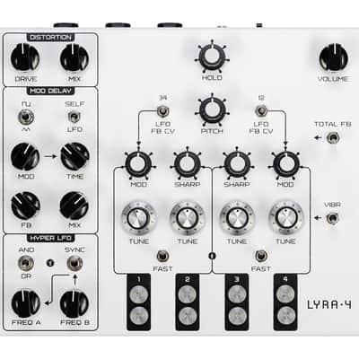 SOMA Laboratory Lyra-4 Organismic Drone Synthesizer (White) image 1