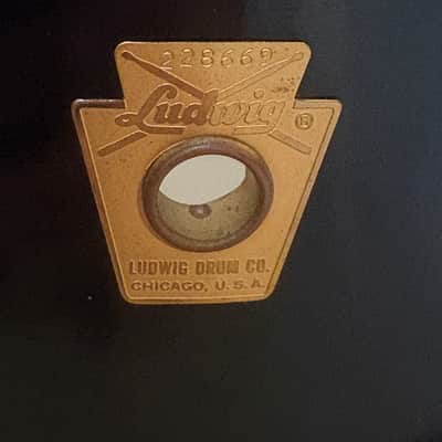 14" x 5" Ludwig Pioneer 1965 - Black Duco image 10