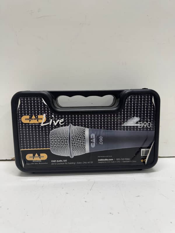 CAD D90 Premium Supercardioid Dymanic Handheld Mic 2010s - Black image 1