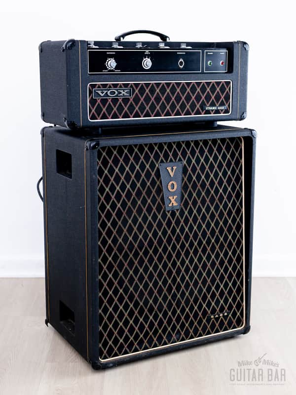 1968 Vox Dynamic Bass JMI UK-Made Solid State Amp Head & 1x15 Speaker Cabinet w/ Fane - Excellent