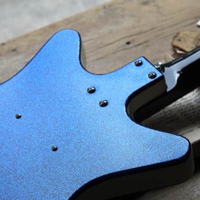 DANELECTRO 59M NOS+ Metalflake 60th Anniversary Blue Metalflake, 2, 88 KG image 11