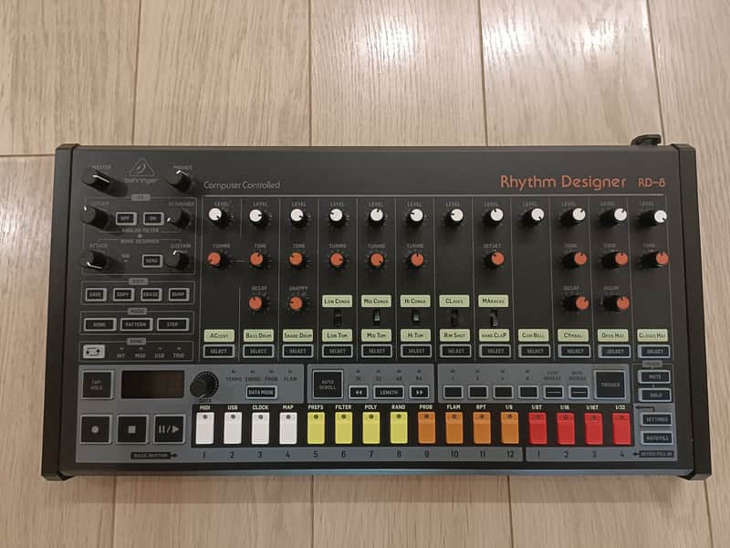 Behringer RD-8 MKII Rhythm Designer 2022- Present - Black image 1