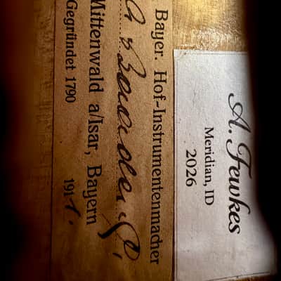 1911 J. Baader Mittenwald German Violin (Full Size 4/4) image 6