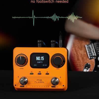 FLAMMA FF20 Stereo Looper Drum Machine with US Power Supply - Orange image 5