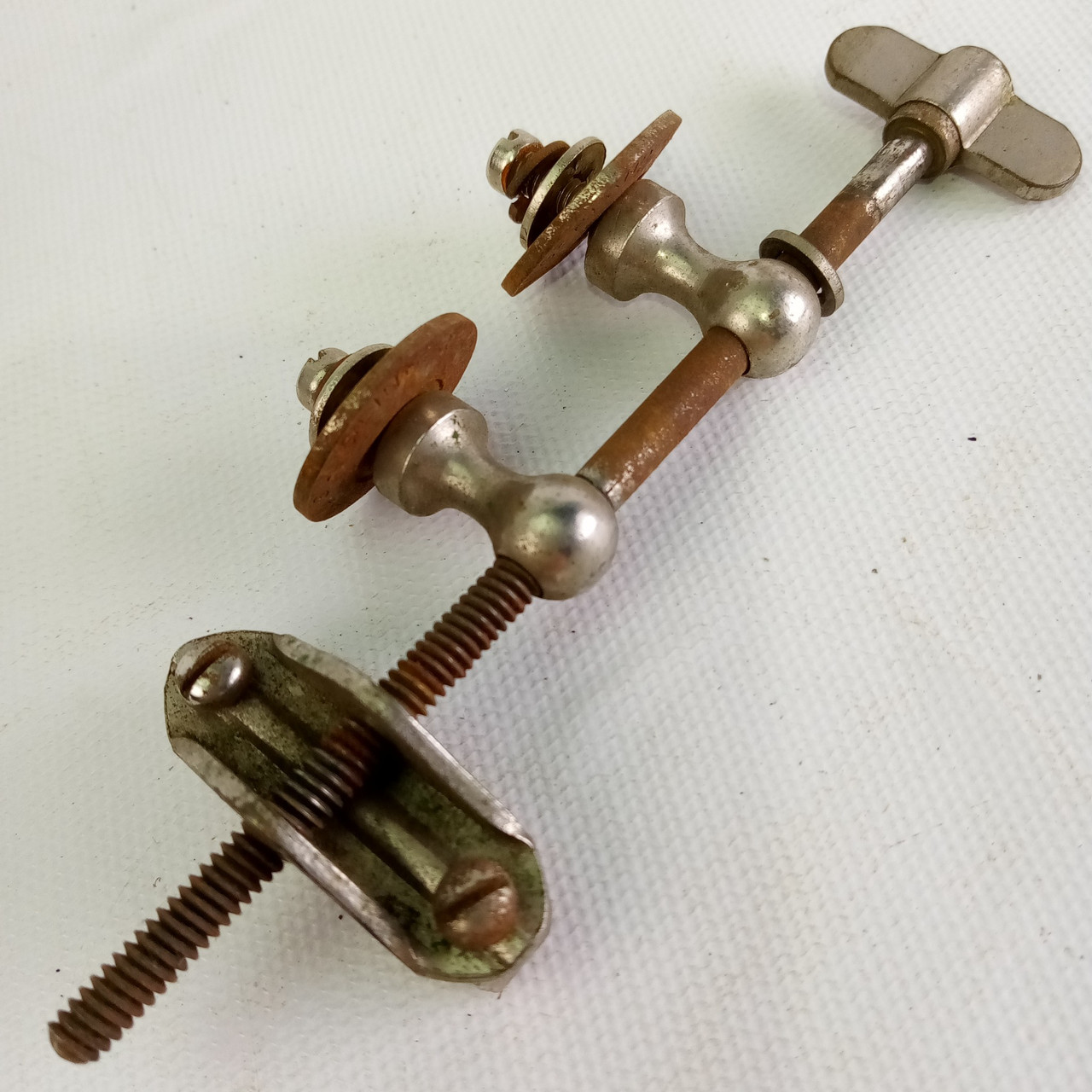 Slingerland Snare Drum Strainer Tensioner 2Eyelet-Mount Nickel Vintage 30s USA* — main photograph