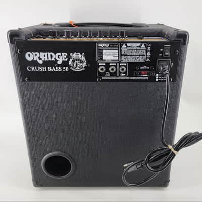 Orange Crush Bass 50 50-Watt 1x12" Bass Combo 2016 - Present - Black image 3