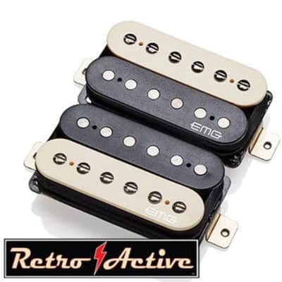 EMG Super 77 Retro Active Electric Guitar Humbucker Pickup Set image 1