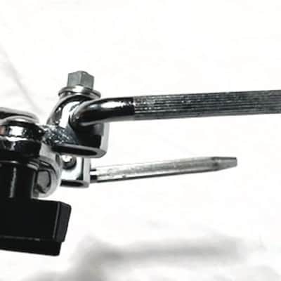 Ludwig 70s 781-2 19" Double Tom Holder w/3D Printed Reproduction #2847 Ludwig Logo Black T-Handles  - LDTH-106 image 11