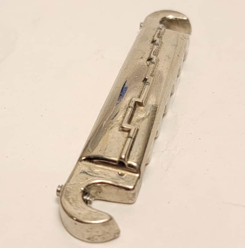 VINTAGE 1960's Gibson TPBR 8513 12809 Compensated Tailpiece! image 1