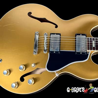 2023 Gibson ES-335 Custom Shop '64 Reissue with Stinger Murphy Lab Ultra Light Aged ~ Double Gold image 1
