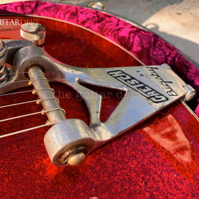 ♚MINT♚ 2012 Gretsch CUSTOM SHOP G-6128 MASTERBUILT JET Stephen Stern♚RED SPARKLE♚Dynasonics !♚OHSC♚8 LBS♚COA image 9