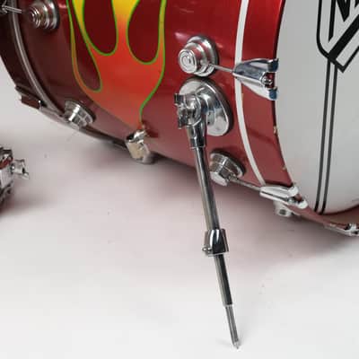 DW Collectors Series 3-Piece Flame Drum Kit (Kick, Snare, Floor Tom) Owned by Brian Setzer image 5