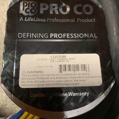 Pro Co RoadMaster 16x4 Snake with XLR Returns, Stage Box, 50 feet - RM1604FBX-50 image 4